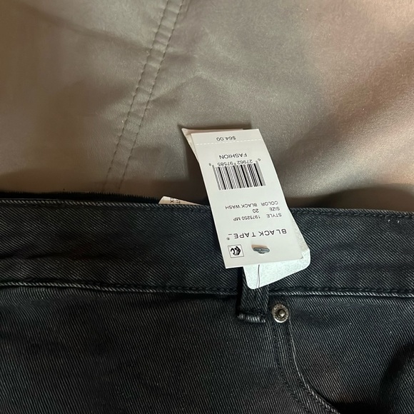 Black tape_ jean shorts - Picture 3 of 4